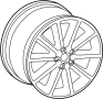 View Wheel, alloy.  Full-Sized Product Image