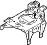 View Radio Amplifier Bracket (Upper) Full-Sized Product Image