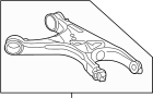 Image of Suspension Control Arm (Upper, Lower) image for your Porsche