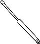 4G8827665B Liftgate Lift Support