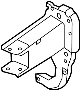 View Bumper Impact Bar Bracket (Front, Rear) Full-Sized Product Image