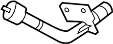 View Headlight Washer Nozzle Full-Sized Product Image