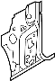 View Pillar. Hinge. (Front, Lower) Full-Sized Product Image