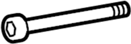 View Engine Air Intake Hose Bolt Full-Sized Product Image
