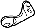 View Instrument Panel Crossmember Bracket Full-Sized Product Image
