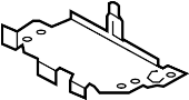 View Power Seat Control Module Bracket Full-Sized Product Image