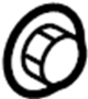 View Nut. Shield. Retainer. Cover. Support. (Front, Rear, Upper, Lower) Full-Sized Product Image
