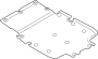 4K0863821H Radiator Support Splash Shield (Front, Lower)