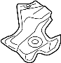 View Floor Pan Heat Shield (Front) Full-Sized Product Image