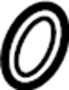 0BF525345 Pressure sensor o - ring. Seal ring. TEMPERATURE sensor o - ring.