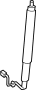 Image of Support. Lift. Cylinder. Strut. A motor in the tailgate. image for your Audi A4 2.0L FLEX M/T Quattro Premium Sedan