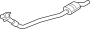 8W0253350BM Pipe. Exhaust. Intermediate. Muffler. (Front)