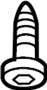 View Bolt. Mount. Bracket. Screw. Radiator. (Upper, Lower) Full-Sized Product Image