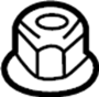 View Nut. Arm. Lock. Control. (Rear, Upper, Lower) Full-Sized Product Image