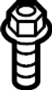 View Screw. Bolt. (Rear, Lower) Full-Sized Product Image