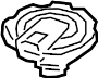 View Engine Coolant Reservoir Cap. RADIATOR CAP.  Full-Sized Product Image