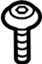 View Screw. Bolt. (Upper) Full-Sized Product Image