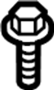 View Fuel Tank Access Cover Screw Full-Sized Product Image