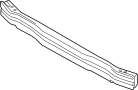 Image of Bumper Impact Bar image for your 2015 Audi RS5   