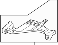 View Bracket. Headlight. (Front, Upper) Full-Sized Product Image