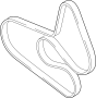 Image of Serpentine Belt image for your 2009 Audi TT   