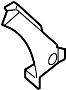 Image of Fender Reinforcement Bar. Frame Side Member Reinforcement. Plate. REINFORCED. (Rear). Fender... image for your 2021 Audi A6 allroad   
