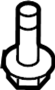 View Bolt. TRANSMISSION. SCREW. Support. Mount.  Full-Sized Product Image