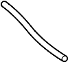 View Engine Air Intake Hose. Vacuum Line.  Full-Sized Product Image