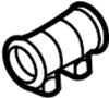 View Clamp. Pipe. Muffler. (Front, Rear) Full-Sized Product Image