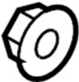 View Nut.  Full-Sized Product Image