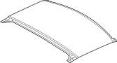 8T0817109 Roof Panel