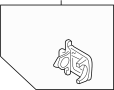 8K0615404A Caliper. Disc. Brake. Housing.