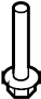 View Bolt. Mount. Suspension. Crossmember. (Front, Rear) Full-Sized Product Image