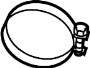 View Clamp. Hose. Pressure. Pipe. (Front, Rear, Upper, Lower) Full-Sized Product Image