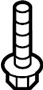 View Mount. Bolt. TRANSMISSION. Support. Screw.  Full-Sized Product Image