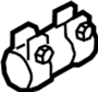 View Clamp. Muffler. Pipe. (Front, Rear) Full-Sized Product Image