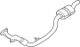 View Pipe. Muffler. Exhaust. (Front) Full-Sized Product Image 1 of 2