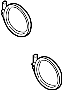 View Clamp. Converter. Catalytic. AND pipe. cnvrtr. CLIP. Exhaust.  Full-Sized Product Image