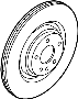 View Disc Brake Rotor Full-Sized Product Image