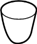View Spacer. Glass.  Full-Sized Product Image