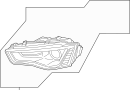 View Headlight Assembly Full-Sized Product Image 1 of 2