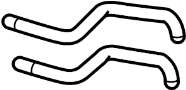 View Pipe. Engine Coolant. HVAC Heater Hose Outlet Tube.  Full-Sized Product Image