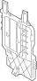 8F0907392A Bracket. Control. Module. Active Body (ABC). Active Suspension. Mount. Parking Aid System.