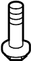 View Bolt. (Front, Rear, Upper, Lower) Full-Sized Product Image