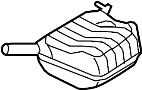 Exhaust Muffler (Rear)