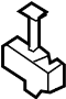 View Evaporative Emissions System Line Bracket Full-Sized Product Image