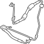 View FLEXIBLE. HOSE. POWER STEERING PRESSURE HOSE. Pressure line.  Full-Sized Product Image