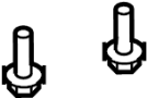 View Bolt. Bracket. Support. Panel. (Rear, Upper, Lower) Full-Sized Product Image 1 of 10
