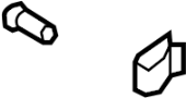 8F0898994 Convertible Top Hydraulic Cylinder Hardware Kit