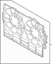 View Engine Cooling Fan Shroud (Front) Full-Sized Product Image
